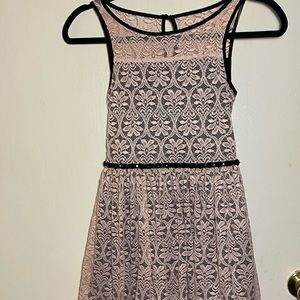 Pink laced dress for girls